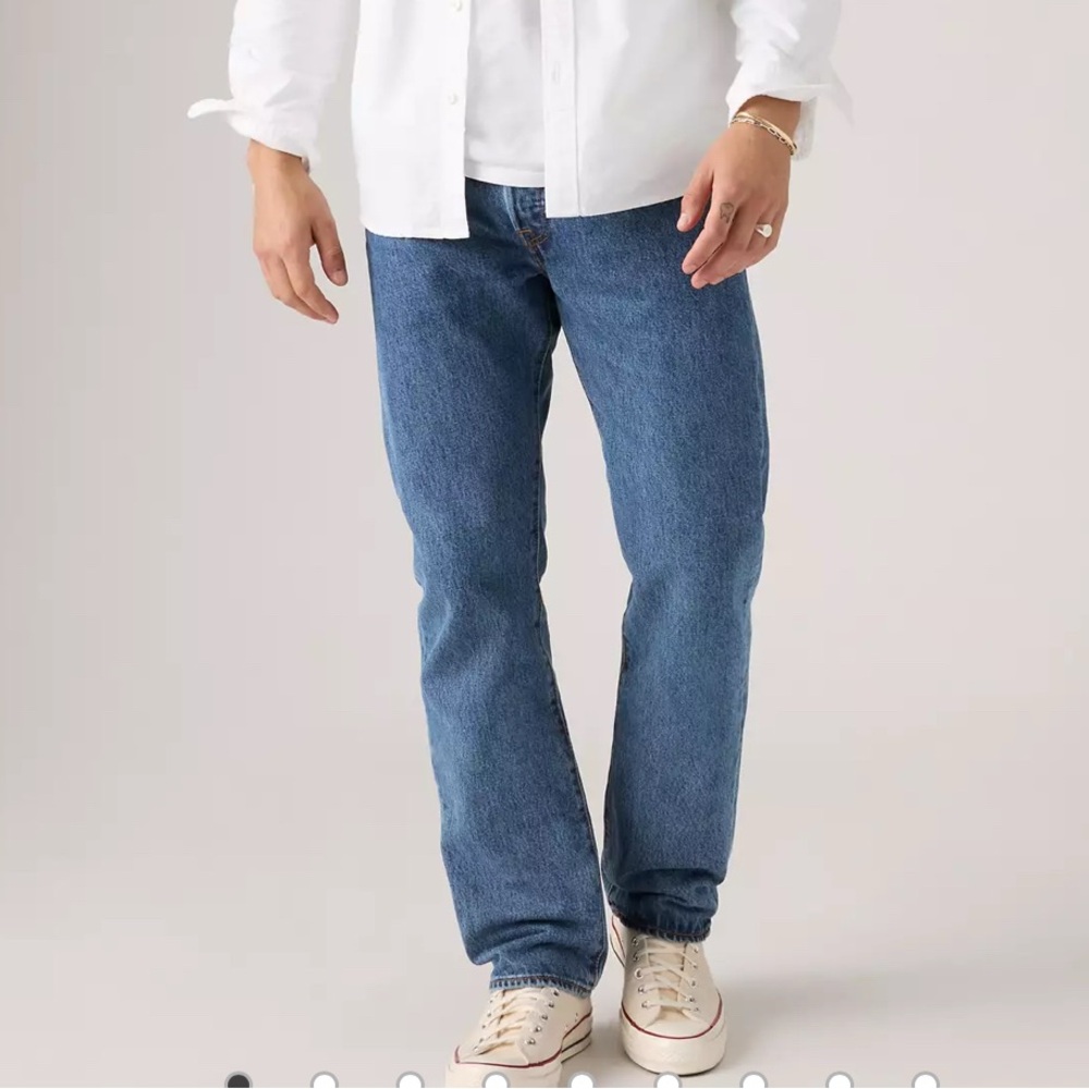 LEVI’S 501 Original Fit Button-Fly Straight Leg Jeans Men’s Size 38x34